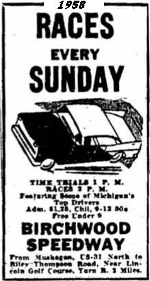 Thunderbird Raceway - Birchwood Speedway 1958 From Jerry